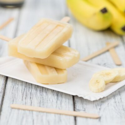 Gelado de banana com canela (100 % vegan)